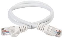 ITK Коммутационный шнур (патч-корд) кат.5E UTP PVC 15м белый | код PC08-C5EU-15M | IEK